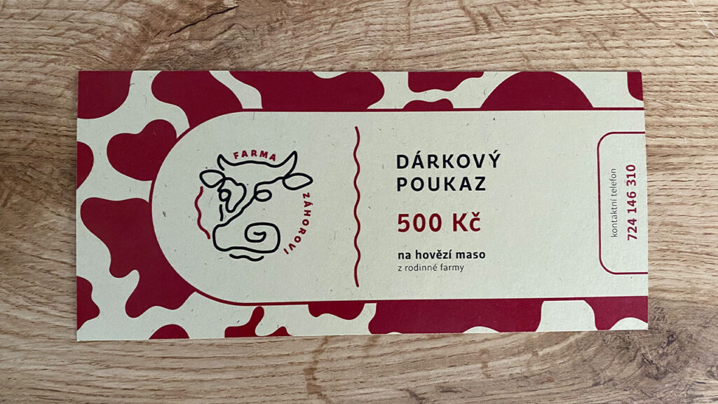 dárkový poukaz 500